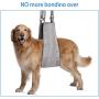 HNYG Dog Support Sling for Large Elderly Dogs UP to 120Lbs, Medical Dog Lift Sling with Adjustable Handles, C9 Dog Lifter for Dog Rear Legs, Soft Lining Dog Hip Sling, Portable