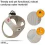 Curli Vest Harness Cord with Air-Mesh Lining Step-in Dog Harness Lightweight Breathable Dog Elegant Durable Harnesses for Small Dogs Curli Vest Harness Cord with Air-Mesh Lining Step-in Dog Harness Lightweight Breathable Dog Elegant Durable Harnesses for Small Dogs