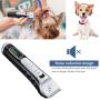 OUMTE Low Noise Clippers for Cats and Dogs Grooming Kit Professional Rechargeable Cordless Pet Trimmer Shaver Hair Clippers for Animals