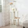 PETMAKER Sleep and Play Cat Toy Tree, 6, Ivory