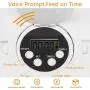thanksky Automatic Dog Feeder Cat Food Dispenser, Dry or Wet Pet Feeder Automatic, 6 Meal Trays with Portion Control, LCD Smart Programmable Clock(Dark Grey) thanksky Automatic Dog Feeder Cat Food Dispenser, Dry or Wet Pet Feeder Automatic, 6 Meal Trays with Portion Control, LCD Smart Programmable Clock(Dark Grey)