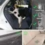 SUPSOO Dogs Back Seat Covers Protector with Mesh Window, Waterproof and Scratchproof & Nonslip Hammock for Pet Backseat Cover Convertible and Side Flaps for Cars/Trucks/SUV - Black SUPSOO Dogs Back Seat Covers Protector with Mesh Window, Waterproof and Scratchproof & Nonslip Hammock for Pet Backseat Cover Convertible and Side Flaps for Cars/Trucks/SUV - Black