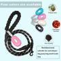 YUCHIYA Disposable Bags Dispenser with Silicon Belt Dog Poop Waste Bags Holder with 1 Roll White Strawberry Scented Bags for Holding Trash Pet Poo Doo (Pink)