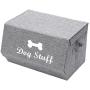 Morezi Canvas Dog Toy Basket and Dog Toy Box with lid, Basket Chest Organizer - Perfect for organizing pet Toys, Blankets, leashes and Food 0704