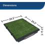 PetSafe Pet Loo Portable Indoor/Outdoor Dog Potty, Alternative to Puppy Pads, 3 Size Options for Small, Medium and Large Breeds