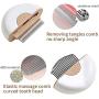 MIMP Cat Dog Comb 2 in 1 Grooming Massage Hair Removal Kit for Pet Detangling Matted or Knotted Undercoat Hair Hair Brushes Dematting Grooming Tools