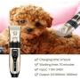 MroTech Dog Grooming Kit Clippers Rechargeable Cordless Cats Horse Grooming Clippers - Professional Pet Hair Clippers with Comb Guides for Dogs Cats Horses and Other House Animals Pet Grooming Kit