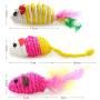 ocijf179 Pet Toy 12Pcs Sisal Spherical Balls Funny Interactive Mouse Cat Toys Gift Pet Supplies - 12pcs