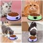 Legendog 2Pcs Cat Bowl Pet Bowl Stainless Steel Cat Food Water Bowl Non-Slip Rubber Base Small Pet Bowl Cat Feeding Bowls Set