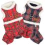 Pinkaholic New York Trinity I Harness/Pants Combo for Dogs, Small, Navy