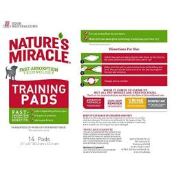 Natures Miracle Puppy Training Pads with Fast Absorption Technology