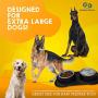 Large Dog Bowls & Mat Set - 2 Large Capacity, Removable Stainless Steel Bowl Set in a Stylish No Mess, No Spill, Non Skid, Silicone Mat. Food & Water Bowls for Medium to Large Dogs - 54oz / 108oz