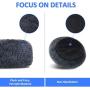 FOCUSPET Dog Bed Cat Bed Donut, Pet Bed Faux Fur Cuddler Round Comfortable for Small Medium Large Dogs Ultra Soft Calming Bed Self Warming Indoor Sleeping Bed Multiple Sizes (20/24/32/40/46)