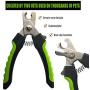 Simply Pets Online Dog Nail Clippers - Stainless Steel Claw Cutters for Dogs with Safety Lock to Avoid Over-Cutting
