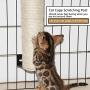 Petter Cat Scratching Post, Sisal Cat Scratcher Climber Wall Cat Scratching Post Cage Mounted Sisal Scratcher for Cats Space-Saving Scratch Post