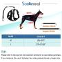 SCENEREAL Dog Safety Harness with Car Vehicle Seat Belt - Adjustable Mesh Vest Travel Strap Lead