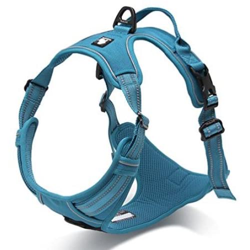 SGODA Dog Harness Reflective Pet Vest Harness with Handle