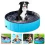Winkeyes PVC Pet Dog Pool Pet Dog Swimming Pool Portable Foldable Pool Dogs Cats Bathing Tub Collapsible Non-Slip Puppy Bathing Tub Kid Ball Water Pond Kiddie Pool for Garden Bathroom Outdoor, 80x20cm Winkeyes PVC Pet Dog Pool Pet Dog Swimming Pool Portable Foldable Pool Dogs Cats Bathing Tub Collapsible Non-Slip Puppy Bathing Tub Kid Ball Water Pond Kiddie Pool for Garden Bathroom Outdoor, 80x20cm