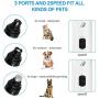 Viixm Dog Nail Grinder, Electric 2-Speed Pet Nail Trimmer Clipper Low Noise Rechargeable Painless Paws Grooming and Smoothing for Small Medium Large Dogs and Cats