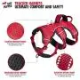 Tracker - No Pull Dog Harness | Front And Back Leash Attachment Points | 3M Reflective Stitching Increases Safety At Night | 5 Point Adjustable Fit Harness For Dogs | Padded Dog Harness For Comfort Tracker - No Pull Dog Harness | Front And Back Leash Attachment Points | 3M Reflective Stitching Increases Safety At Night | 5 Point Adjustable Fit Harness For Dogs | Padded Dog Harness For Comfort