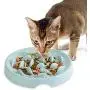 Slow Feeder Cat Bowl,Melamine Fun Interactive Feeder Bloat Stop Puzzle Cat Bowl Preventing Feeder Anti Gulping Healthy Eating Diet Pet Dog Slow Feeding Bowls Against Bloat, Indigestion and Obesity Slow Feeder Cat Bowl,Melamine Fun Interactive Feeder Bloat Stop Puzzle Cat Bowl Preventing Feeder Anti Gulping Healthy Eating Diet Pet Dog Slow Feeding Bowls Against Bloat, Indigestion and Obesity