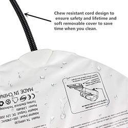 Leowow Pet Heating Pad, 7-Level Controller Safe Electric Dog Cat Heating Blanket Waterproof Pet Warming Mat Soft Removable Cover, Chew Resistant Cord, Overheat- 2 Size