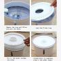 Chenteshangmao Pet Drinking Fountain, Ultra-Silent Pump Cat Dog Universal and Pet Water Fountain Smart Automatic Power-Off v5