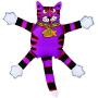 Bamboo Pet DAM660104 Fat cat Terrible Nasty Scaries, Assorted