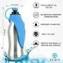 Dog Water Bottle, Stainless Steel Dog Water Dispenser, Portable Dog Water Bottle for Walking, Hiking, Running, Travel Dog Water Bottle, Easy to Use (Blue) Dog Water Bottle, Stainless Steel Dog Water Dispenser, Portable Dog Water Bottle for Walking, Hiking, Running, Travel Dog Water Bottle, Easy to Use (Blue)