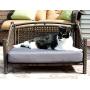 Maharaja Rattan Pet Day Bed, Indoor/Outdoor