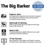 Big Barker 7'' Pillow Top Orthopedic Dog Bed for Large and Extra Large Breed Dogs (Sleek Edition)