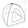 Pet Tent Soft Bed for Dog and Cat by Best Pet Supplies
