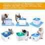 Wainbow Cat Fountain Filters for 84oz/2.5L Automatic Pet Water Fountain, High-Efficiency Carbon Replacement Pack of 8