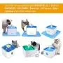 Wainbow Cat Fountain Filters for 84oz/2.5L Automatic Pet Water Fountain, High-Efficiency Carbon Replacement Pack of 8 Wainbow Cat Fountain Filters for 84oz/2.5L Automatic Pet Water Fountain, High-Efficiency Carbon Replacement Pack of 8