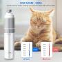 Wellwerks Pet Nail Grinder Stepless Speed Dog Nail Clipper Electric Paw Trimmer Upgraded Quiet USB Rechargeable Powerful Painless Paws Grooming Trimming Shaping Smoothing Perfect for Dogs Cats