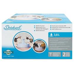 PetSafe Drinkwell, Adjustable, 360 Stainless Steel Pet Fountain, Easy Clean, Hygienic, No Splash or Spills, for Cats and Dogs