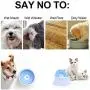 Petzilla No Spill Anti-Choking Water Bowl for Cats and Dogs, No Wet Mouth, 40 Ounce Large Capacity, Made of PS PP Silicone Non-Toxic Eco-Friendly Material