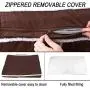 AIFY Dog Pillow Bed for Medium and Large Dogs, Large Dog Beds with Removable Cover, 43.5×35.5‘’, Dog Crate Mat Bed, Dog Bed Reversible & Washable, Warm Sherpa &Super Soft for Kennels, Cars, Brown AIFY Dog Pillow Bed for Medium and Large Dogs, Large Dog Beds with Removable Cover, 43.5×35.5‘’, Dog Crate Mat Bed, Dog Bed Reversible & Washable, Warm Sherpa &Super Soft for Kennels, Cars, Brown