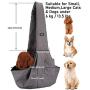 Pettom Dog Carrier Sling Bag Pet Cat Wrap Satchel Hands Free Adjustable Kitten Pouch Pet Papoose Swaddle Bag for Outdoor Travel