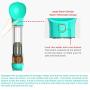 PetHaven Dog Water Bottle 4 in 1 Portable Pet Water Bottle Bowl,Food Holder,Poop Bag Holder-Walking Travel Hiking - Large 500ml Drinking Water Dispenser - (Poop Bag Included)