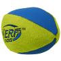 Nerf Dog Trackshot Football Dog Toy, Lightweight, Durable and Water Resistant, 7 Inches for Medium/Large Breeds, Two Pack, Green/Blue and Orange/Blue