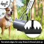 Dogit Jawz Dog Waste Scooper, Dog Pooper Scooper for Grass and Gravel Easy Pick Up