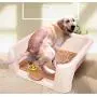 DAN Dog Toilet, Portable Plastic Toilet Indoor Dog Toilet with Fenced Medium/Large DAN Dog Toilet, Portable Plastic Toilet Indoor Dog Toilet with Fenced Medium/Large