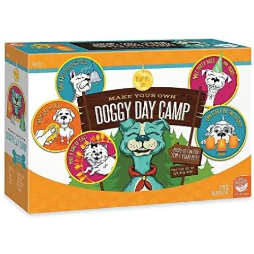 MindWare Make Your Own Doggy Day Camp – DIY Activities to do with Your pet! – Kids & Teens Learn Training Basics Used by The pros – 13 pcs MindWare Make Your Own Doggy Day Camp – DIY Activities to do with Your pet! – Kids & Teens Learn Training Basics Used by The pros – 13 pcs