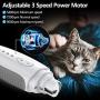 Dog Nail Grinder, AIIYME Pet Nail Trimmer Grinder LED Lighting 3-Speed Electric Rechargeable Pet Nail Grinder Nail Clippers Painless Paws Grooming Trimming for Dogs Pets, 2 Grinding Wheels,1 Nail File Dog Nail Grinder, AIIYME Pet Nail Trimmer Grinder LED Lighting 3-Speed Electric Rechargeable Pet Nail Grinder Nail Clippers Painless Paws Grooming Trimming for Dogs Pets, 2 Grinding Wheels,1 Nail File