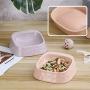 Whisker Stress Free Cat Food Bowl Dog Bowl , Reliefs Whisker Fatigue, Wide dog Cat Dish, Non Slip Dog Cat Feeding Bowls, Shallow Cat Food Bowls, Non Skid Pet Bowls for Cats/rabbit/small dog