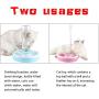 Kuntrona Feather Cat Toys Interactive Cat Ball Toy Automatic Pet Cat Water Bottle Dispenser Removable Cat Drinking Water Feeder