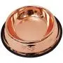 Melzon Petsentials Non-Skid Stylish Food Bowl for Your Pet, Premium Grade Stainless Steel - Elegant Bronze Melzon Petsentials Non-Skid Stylish Food Bowl for Your Pet, Premium Grade Stainless Steel - Elegant Bronze