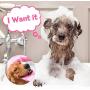 Pet Grooming Gloves Hair Removal,Dog and Cat Brush Dog Bathing Shampoo Gloves Silicone High Density Eco-Friendly for Cats,Dogs&Horses Pink Anti-Bite & Anti-Scratch