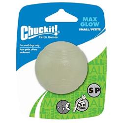 Chuckit! Max Glow Ball Toy for Dogs - Small 2'' Diameter